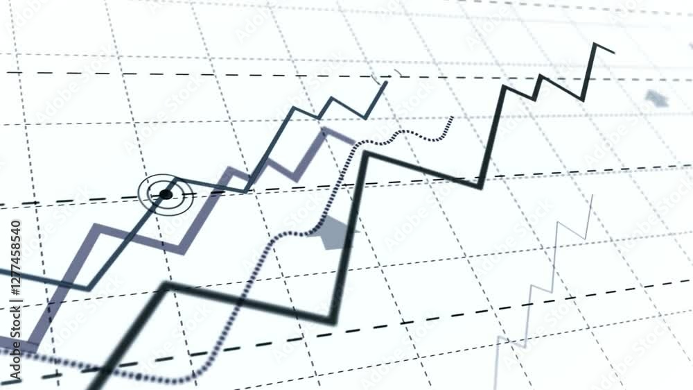 Currency and Exchange Stock Chart for Finance and Economy Display Currency and Exchange Stock Chart for Finance and Economy Display