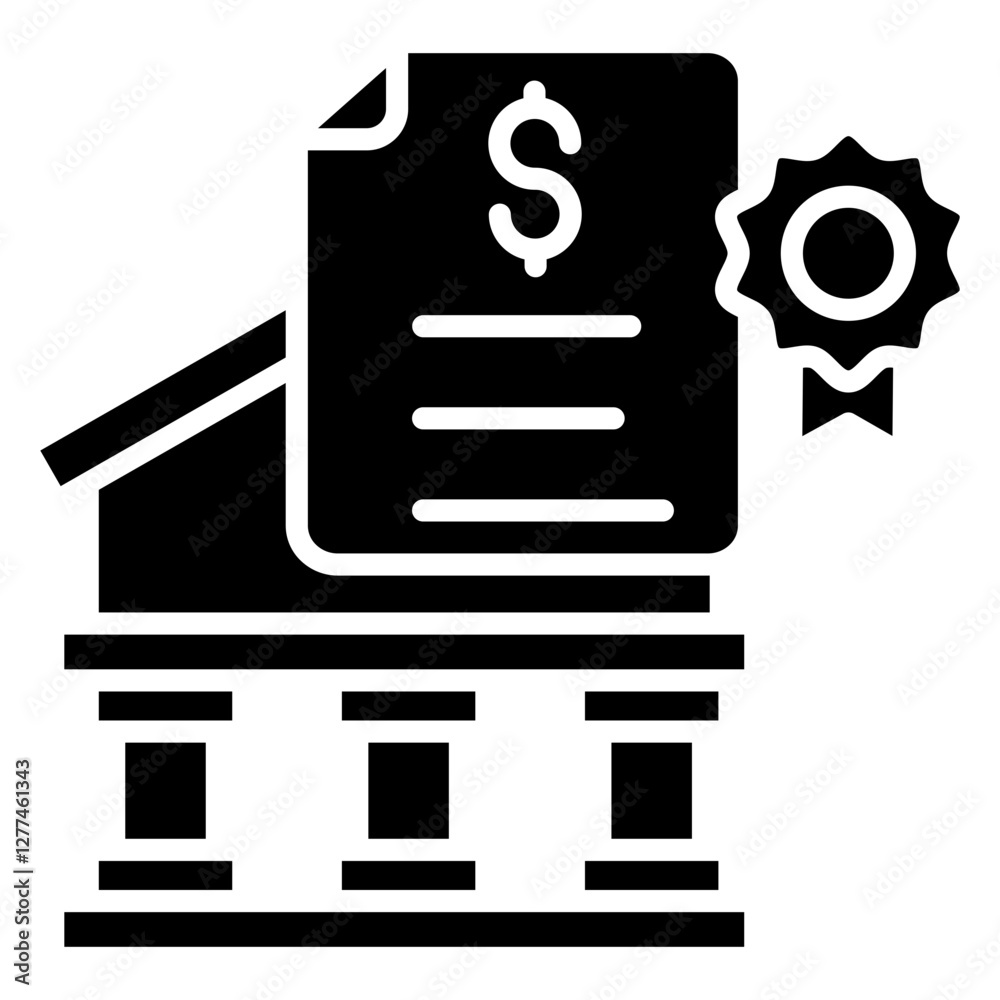 Bank Regulations Icon For Design Elements Bank Regulations Icon For Design Elements