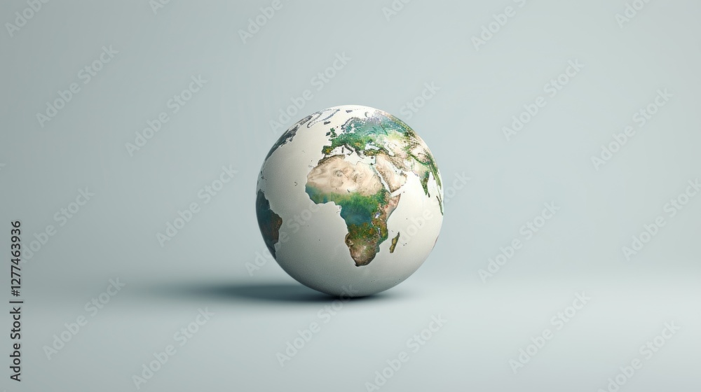 Global Perspective: A detailed, artistic rendering of planet Earth, showcasing continents, oceans, and diverse terrains, positioned against a backdrop suggesting the expanse of the cosmos. Global Perspective: A detailed, artistic rendering of planet Earth, showcasing continents, oceans, and diverse terrains, positioned against a backdrop suggesting the expanse of the cosmos.