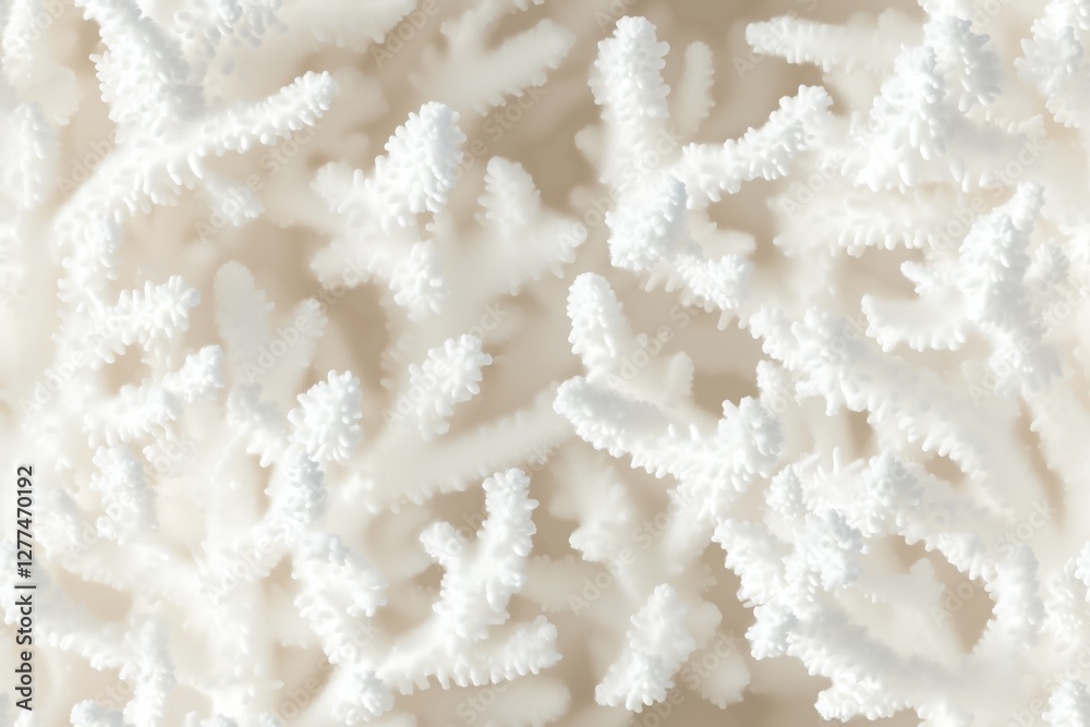 Seamless White Coral ormations, showcasing intricate textures and patterns against a light background. Seamless White Coral ormations, showcasing intricate textures and patterns against a light background.