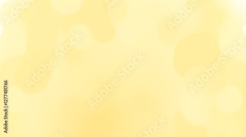 Delicate watercolor painting with volumetric lighting and a clean gold textured background. The illustration shows light beams cutting through fog, creating translucent washes, with fluid brushstrokes