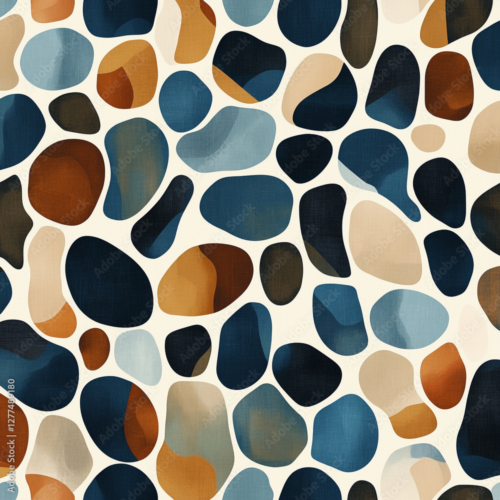 Fluid and Abstract Background, Earthy Palette Fluid and Abstract Background, Earthy Palette
