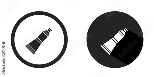 Toothpaste icon. Toothpaste icon vector design black color. Stock vector.