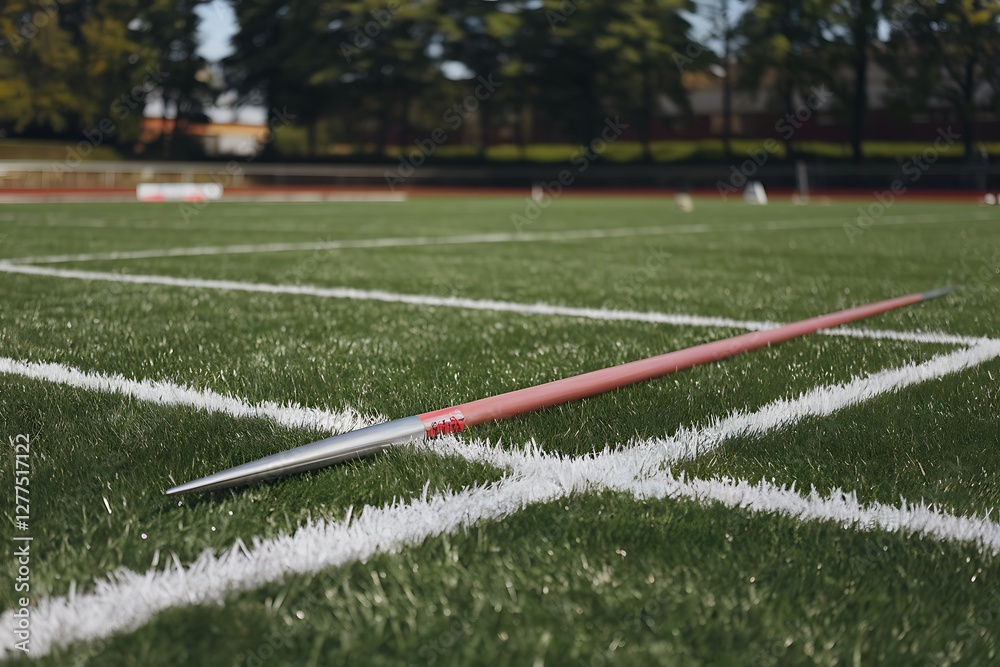 Obraz premium Javelin Throw Competition Athletics Track Field Sport Equipment
