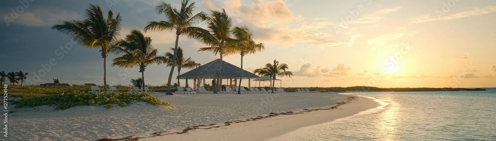 Tropical beach sunset paradise (1) Tropical beach sunset paradise (1)
