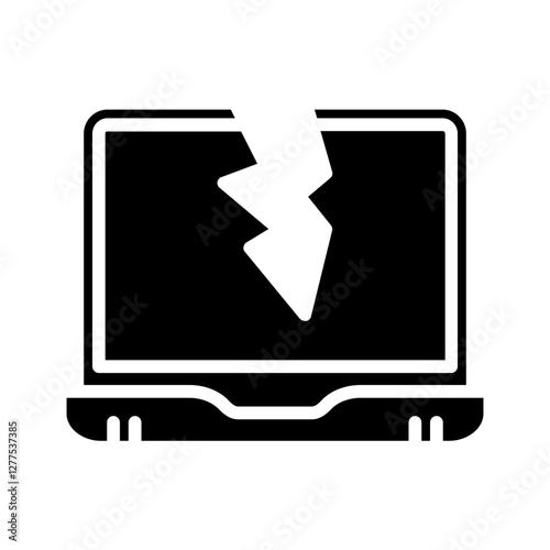 broken laptop icon