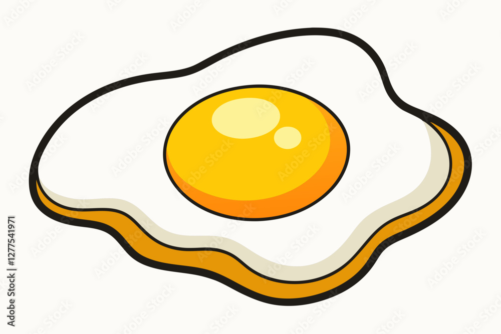 fried egg vector illustration fried egg vector illustration