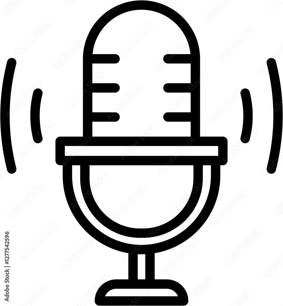 Microphone Sound Wave Microphone Sound Wave