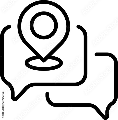 Social Media Logo Speech Balloon