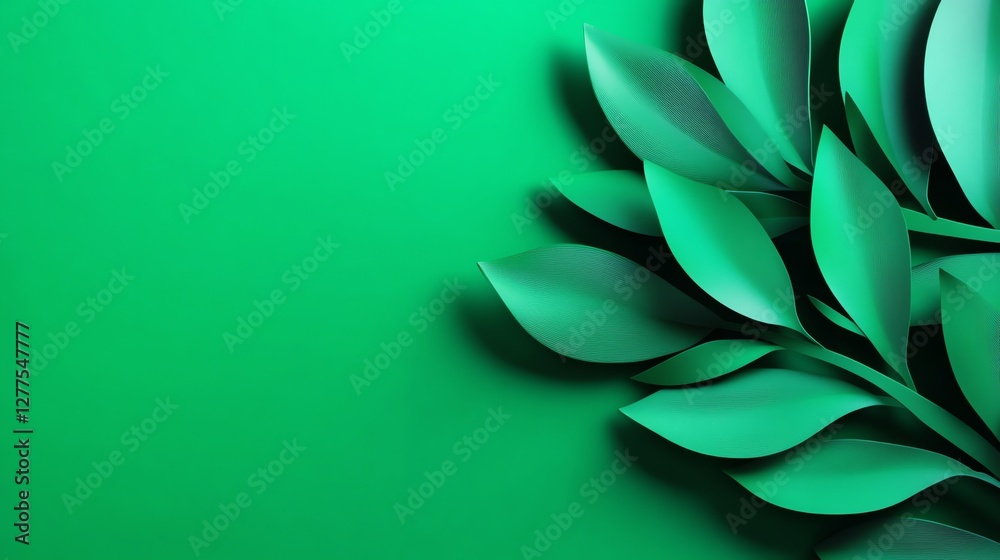 Abstract green background with 3D leaf waves, hyper-realistic and cinematic. Perfect for wallpapers, banners, and creative projects. Vibrant and modern. Abstract green background with 3D leaf waves, hyper-realistic and cinematic. Perfect for wallpapers, banners, and creative projects. Vibrant and modern.