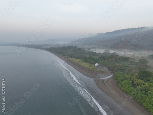 Paquera's Playa Organdos: Tranquil Coastal Costa Rican Morning photo