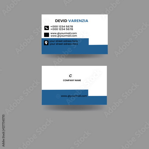 business card design template, clean professional business card template, visiting card, business card template