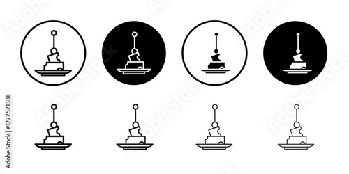 tapas icon line art vector
