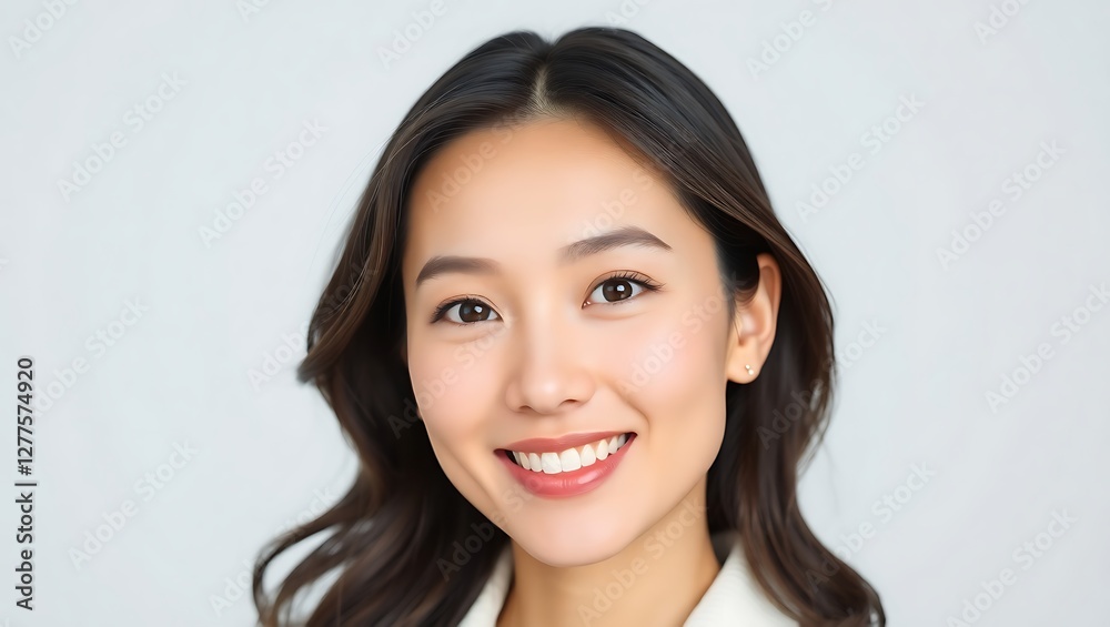 Radiant Japanese Woman with Healthy, Glowing Skin Embracing Hydration and Softness Radiant Japanese Woman with Healthy, Glowing Skin Embracing Hydration and Softness
