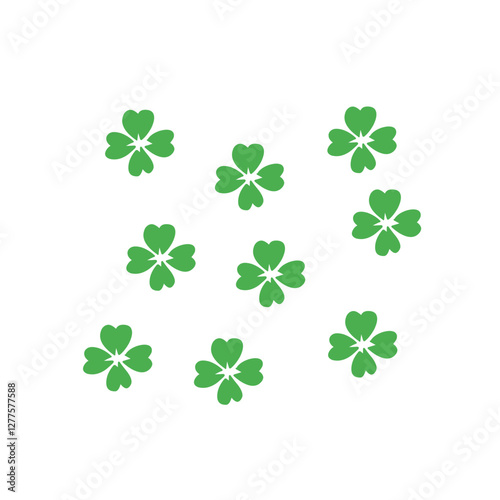 st patrick's day leaf background