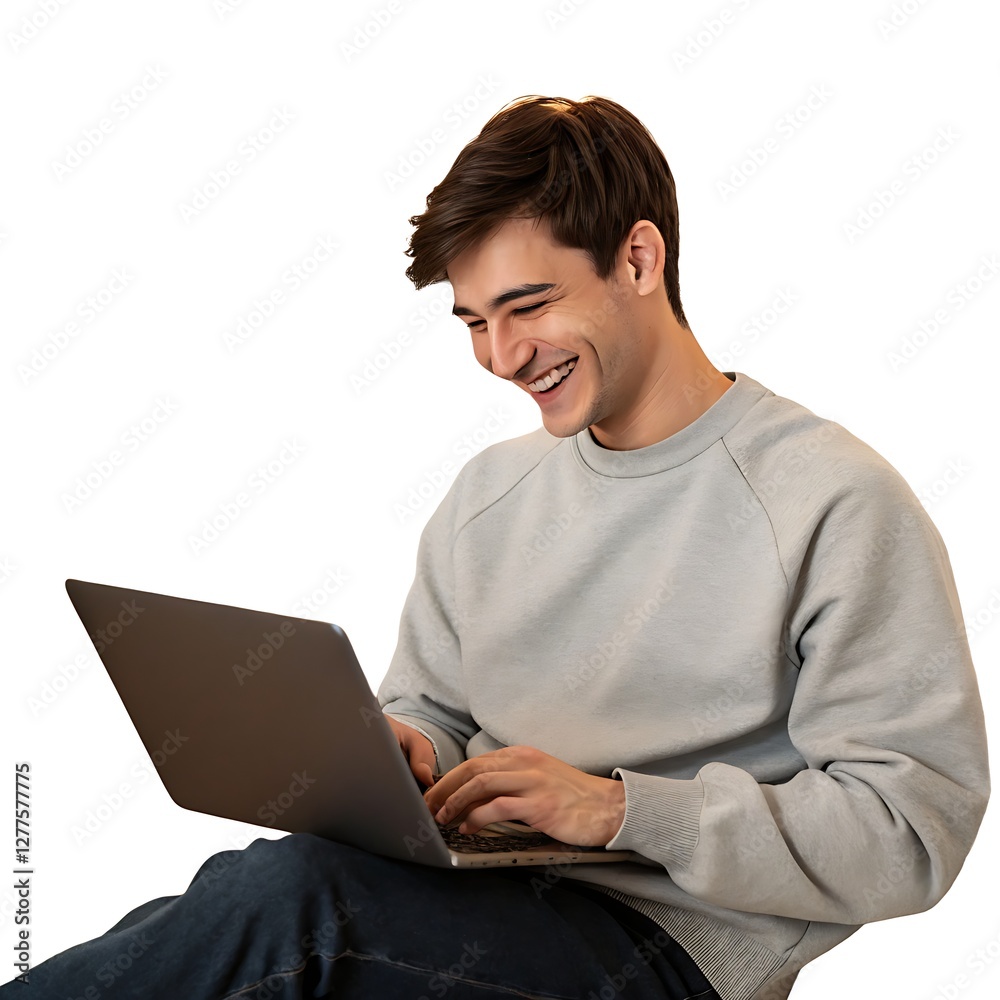 young man working on laptop young man working on laptop