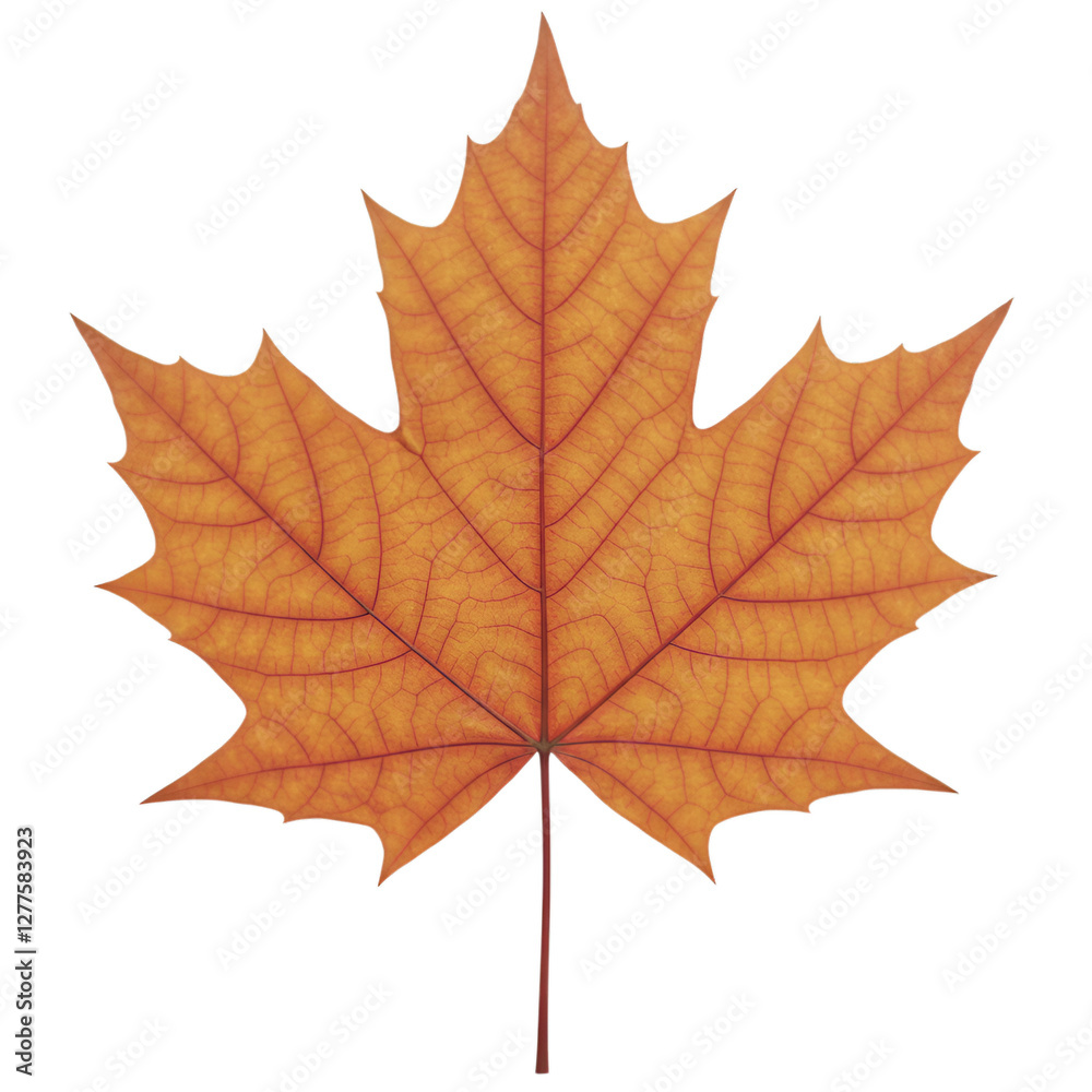 Golden Maple Leaf on Black Background, A Symbol of Autumnal Beauty Golden Maple Leaf on Black Background, A Symbol of Autumnal Beauty