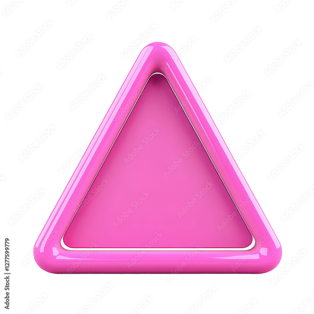 Pink Triangle Icon A modern geometric shape with rounded edges perfect for graphic design and digital displays Isolated on transparent background Pink Triangle Icon A modern geometric shape with rounded edges perfect for graphic design and digital displays Isolated on transparent background