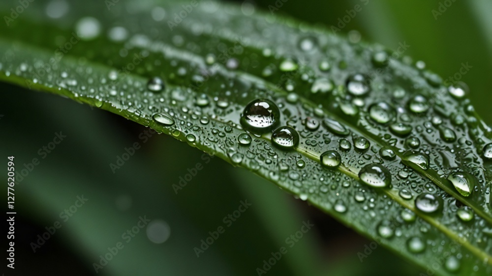 rain water drop on green leaf closeup natural background
rain water drop on green leaf closeup natural background