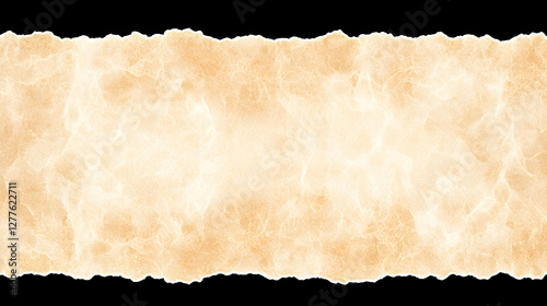 Torn Beige Paper Texture Background. Perfect for adding a vintage or aged feel to your design projects.  High-resolution image.