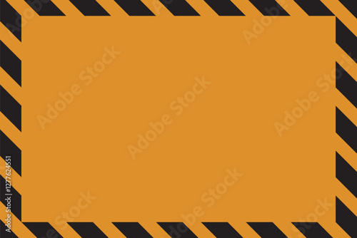 Warning Strips vector illustration, Warning striped and Frame background, Black and yellow stripes. Abstract concept graphic element. Construction sign. Art design line of crime places. EPS10