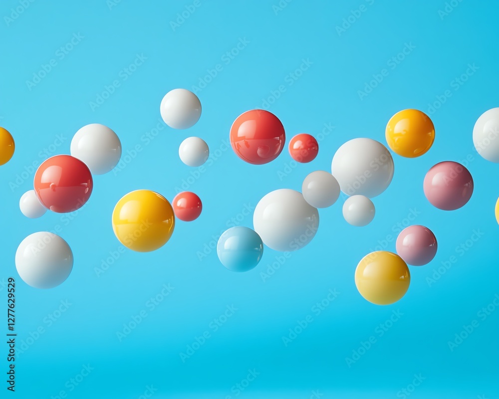Suspended dynamic capsules and tablets on a bright blue background, showcasing the latest advancements in medicine and wellness Suspended dynamic capsules and tablets on a bright blue background, showcasing the latest advancements in medicine and wellness