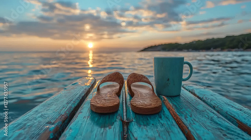 Morning Walk on the Pier