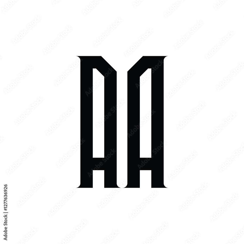 AA monogram logo design letter text name symbol monochrome logotype alphabet character simple logo AA monogram logo design letter text name symbol monochrome logotype alphabet character simple logo