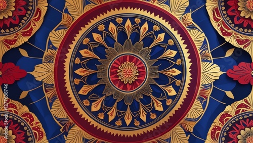 traditional thai style painting