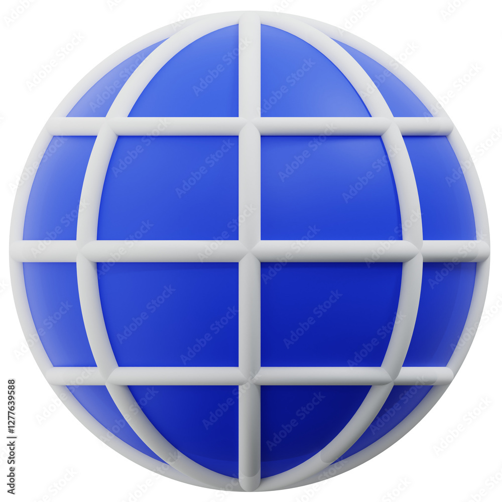 3d illustration icon browser 3d illustration icon browser