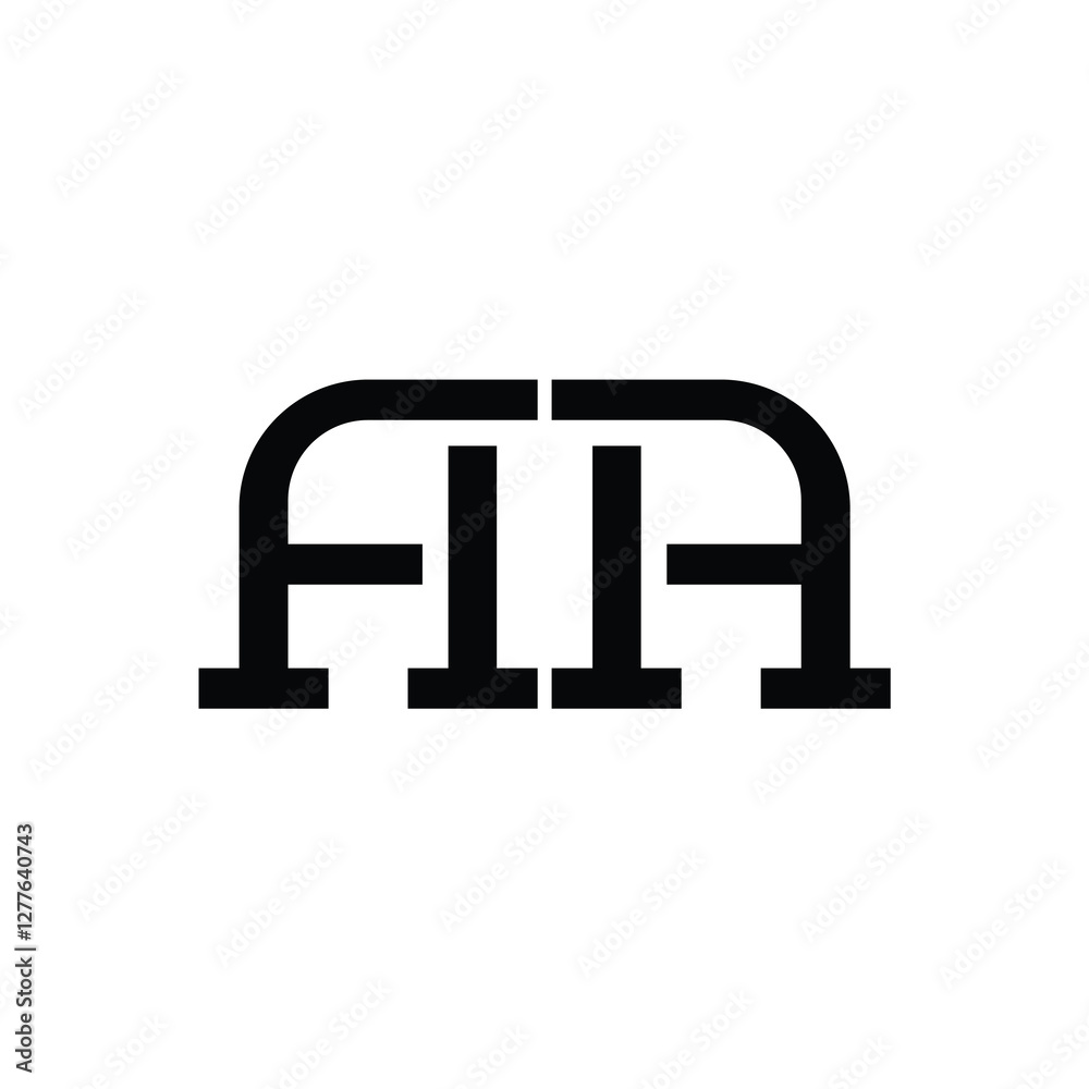 AA monogram logo design letter text name symbol monochrome logotype alphabet character simple logo AA monogram logo design letter text name symbol monochrome logotype alphabet character simple logo