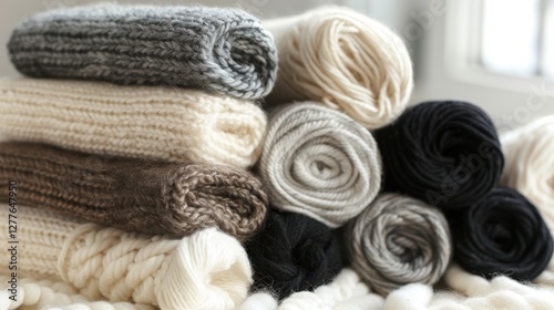 Wool: A natural fiber from sheep and other animals, valued for its insulating properties, moisture-wicking ability, and softness, perfect for clothing and blankets.

