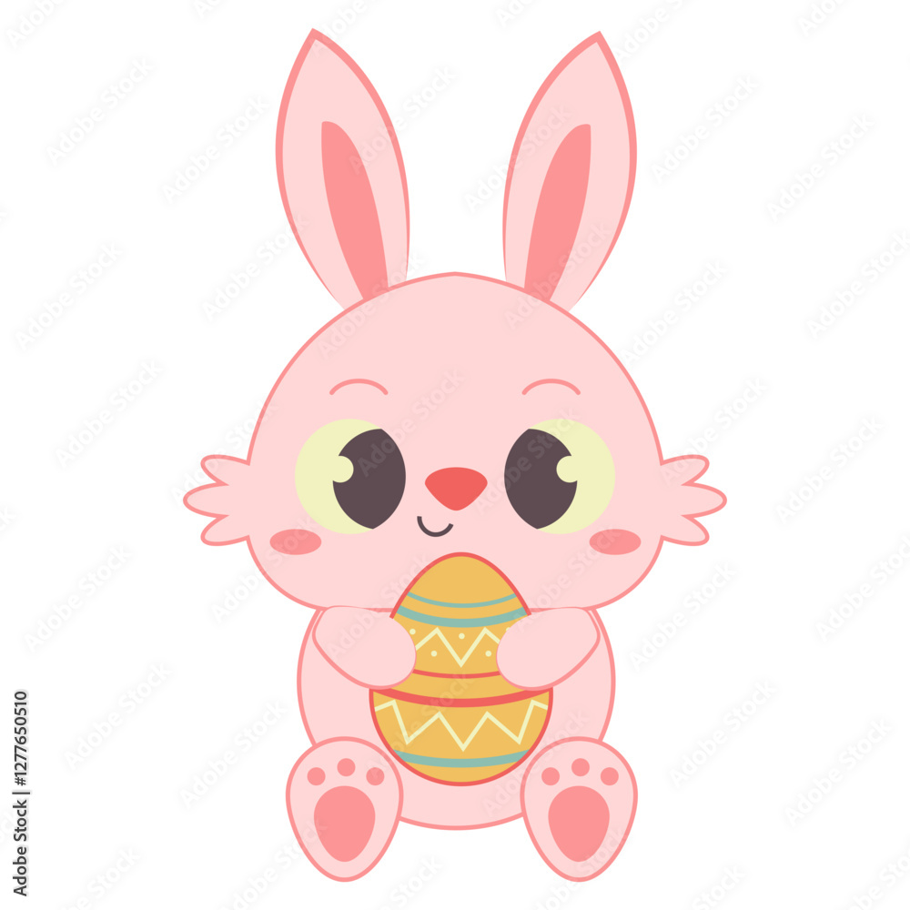 Fototapeta premium Paskah Bunny Egg