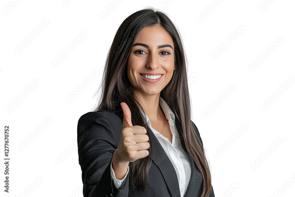 young business woman showing thumbs up, transparent PNG, isolated, cut-out young business woman showing thumbs up, transparent PNG, isolated, cut-out