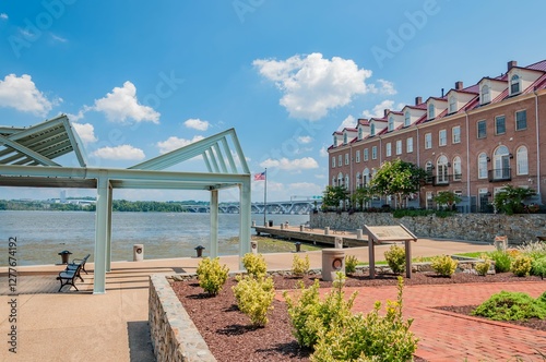 The Potomac River Waterfront on a Summer Day, Alexandria Virginia