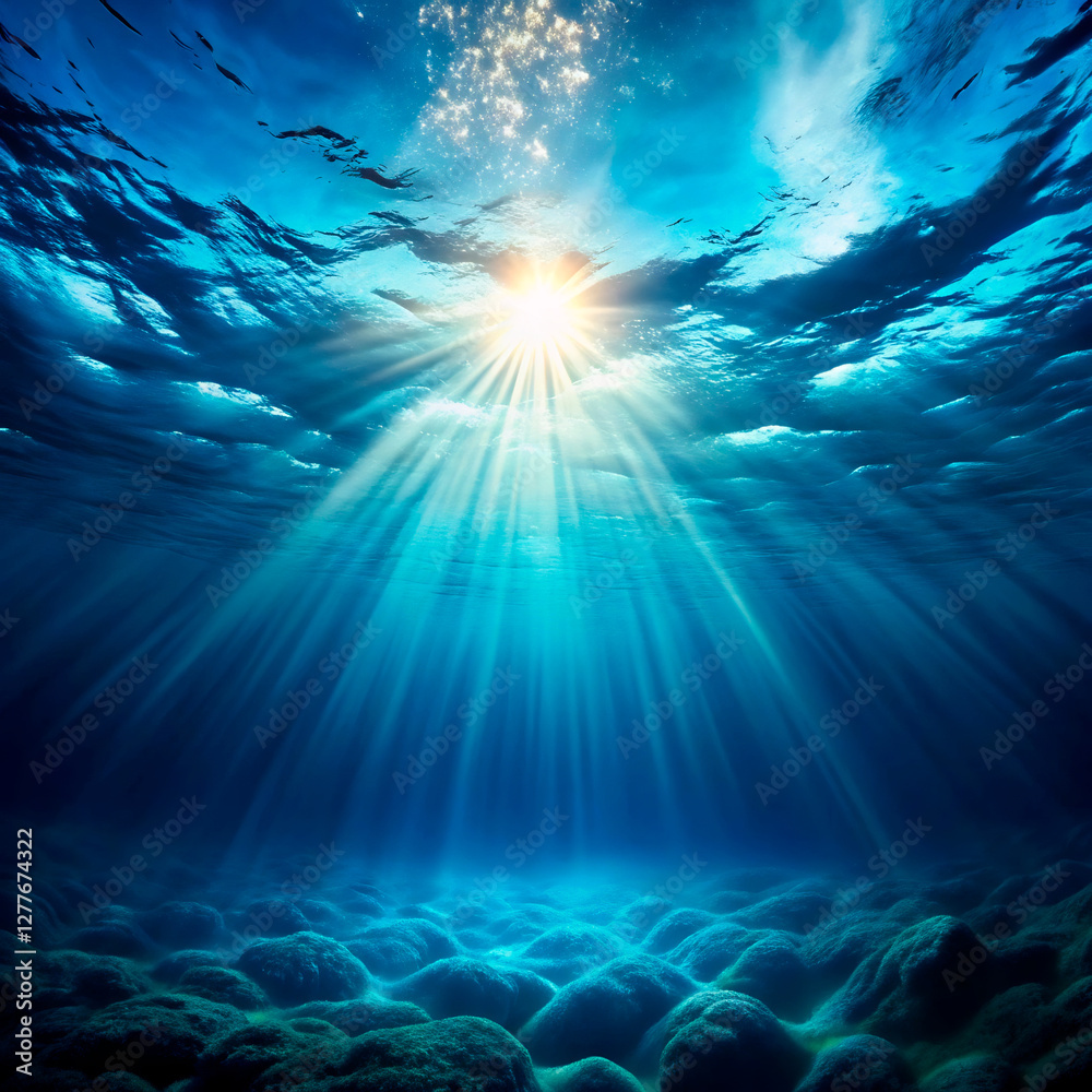 Fototapeta premium underwater world background