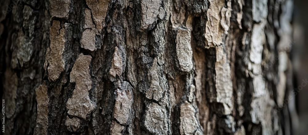 Close-up tree bark texture, outdoor nature, blurred background, design element Close-up tree bark texture, outdoor nature, blurred background, design element