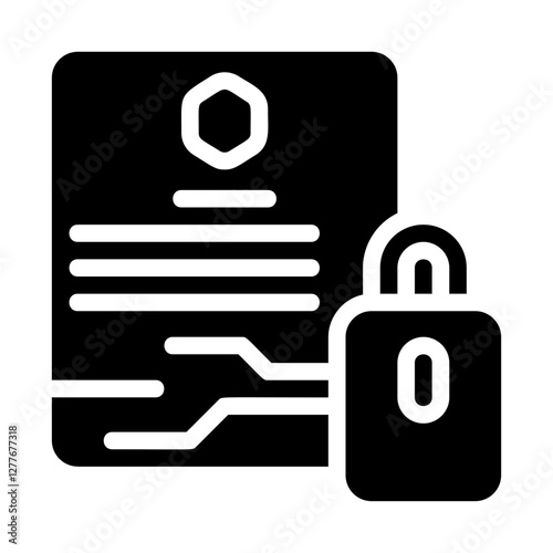 Immutable Record Solid Icon