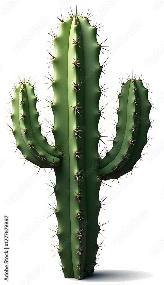 Naklejka premium High-Resolution Cactus for Various Uses