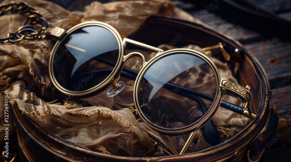 A luxurious set of luxury eyewear, crafted with premium materials, A luxurious set of luxury eyewear, crafted with premium materials,