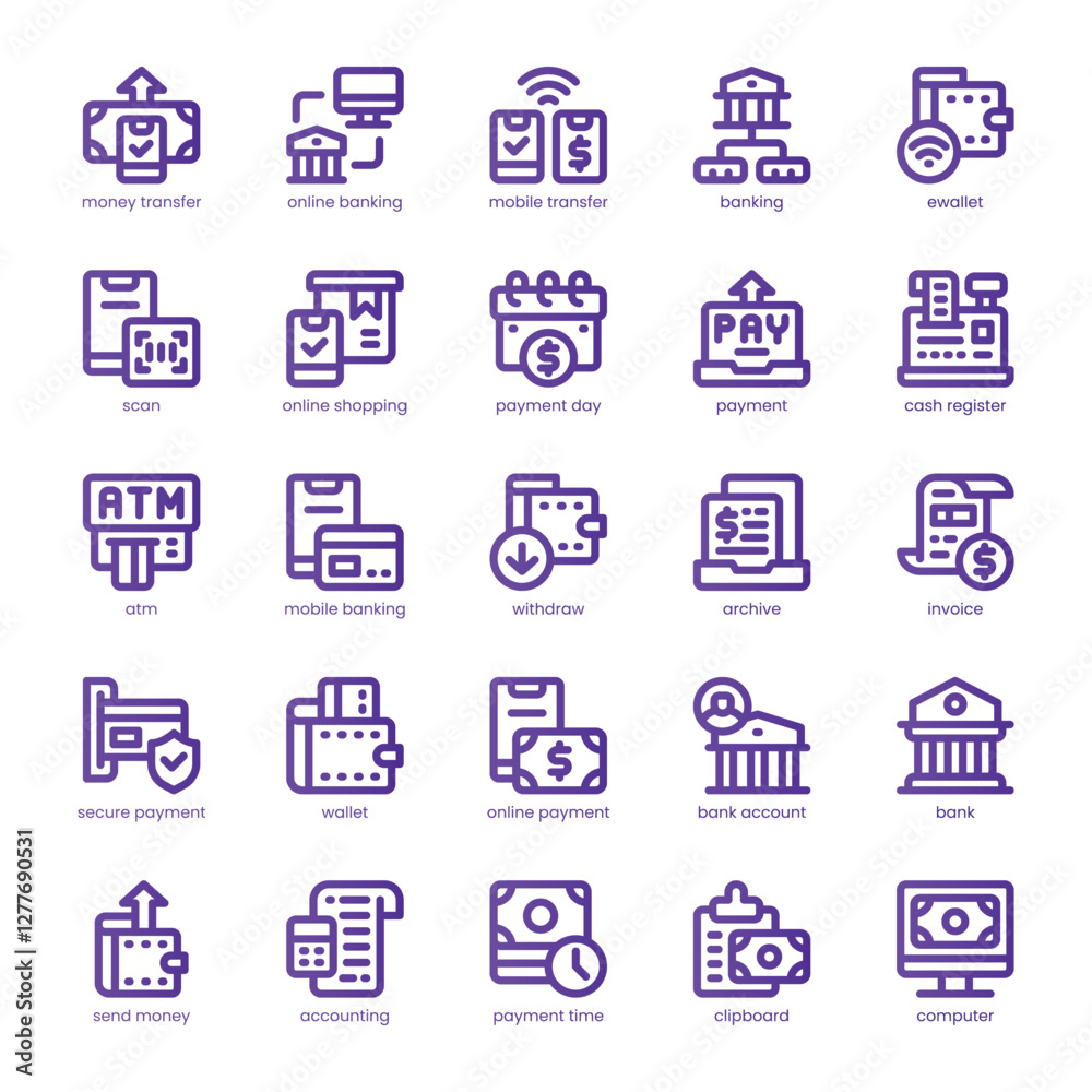 Money Transfer Icon pack for your website, mobile, presentation, and logo design. Money Transfer Icon basic line gradient design. Vector graphics illustration and editable stroke. Money Transfer Icon pack for your website, mobile, presentation, and logo design. Money Transfer Icon basic line gradient design. Vector graphics illustration and editable stroke.