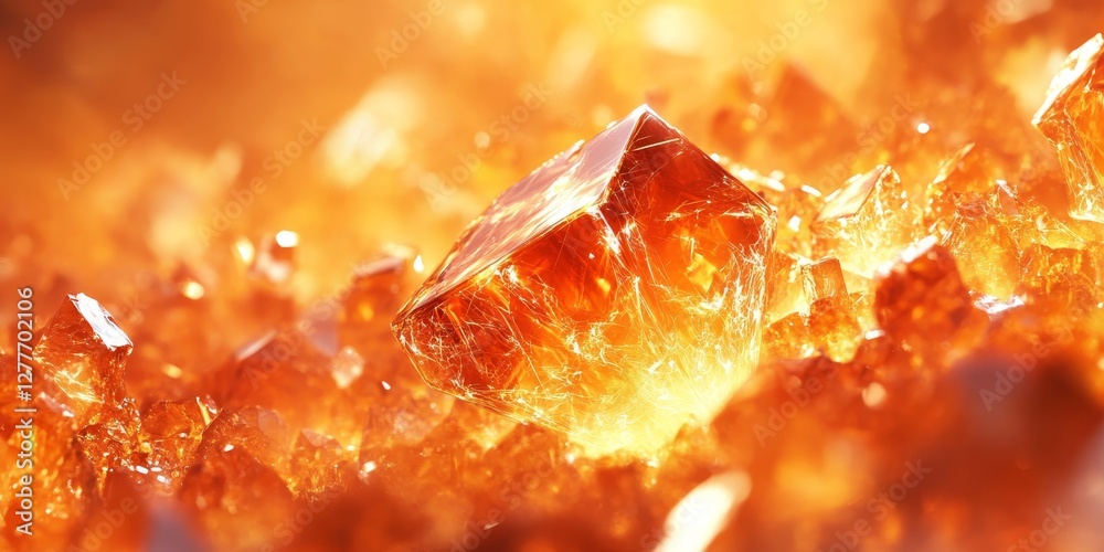 3D Energy Shards Background, Generative AI 3D Energy Shards Background, Generative AI