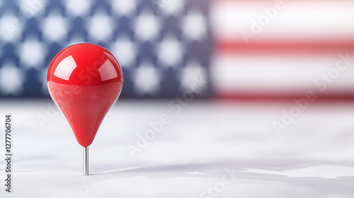 Location Pin on Map: A clos...