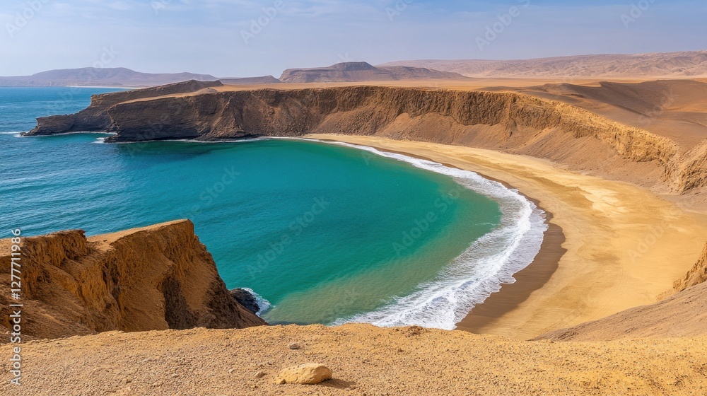 Hidden Cove in the Desert: Breathtaking Turquoise Bay Hidden Cove in the Desert: Breathtaking Turquoise Bay