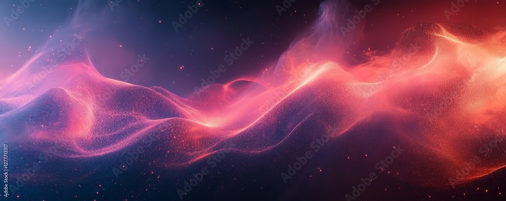 Abstract Dark Sci-Fi Landscape, Generative AI Abstract Dark Sci-Fi Landscape, Generative AI