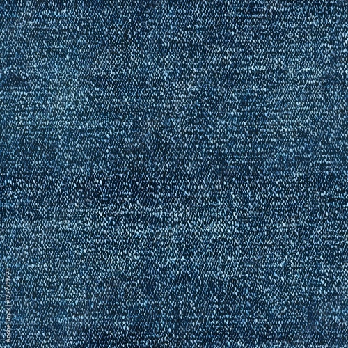 Seamless Denim Texture Blue Jean Fabric Background