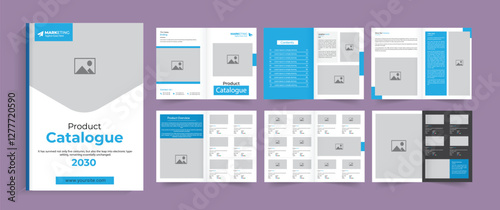 Modern Interior Design Portfolio Layout Template, Interior Design Magazine Layout for Home Decoration or Brand Identity. product catalogue template design or company furniture product catalog