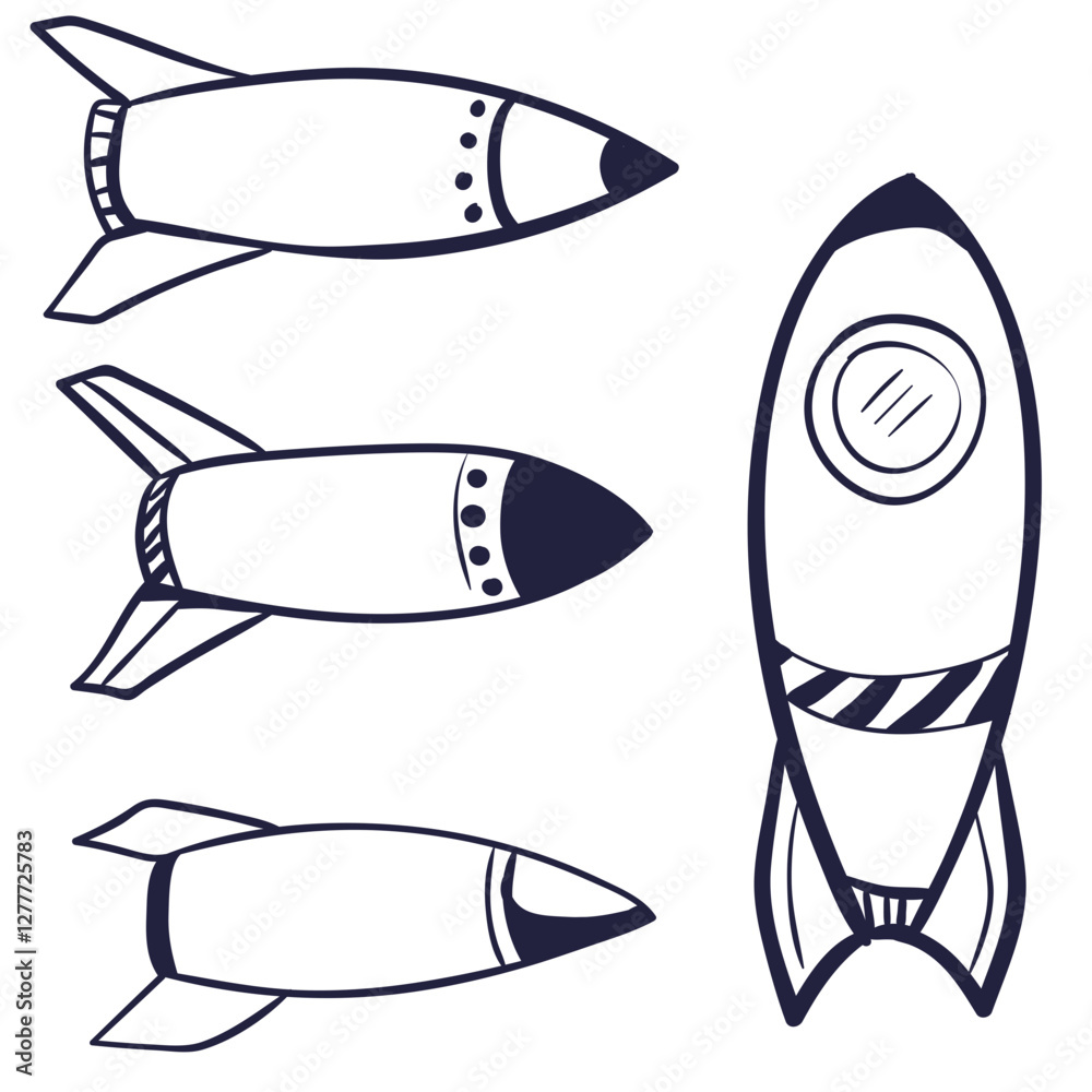 space rocket vector illustration space rocket vector illustration