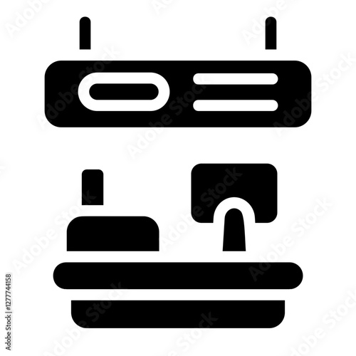 Cashier Solid Icon