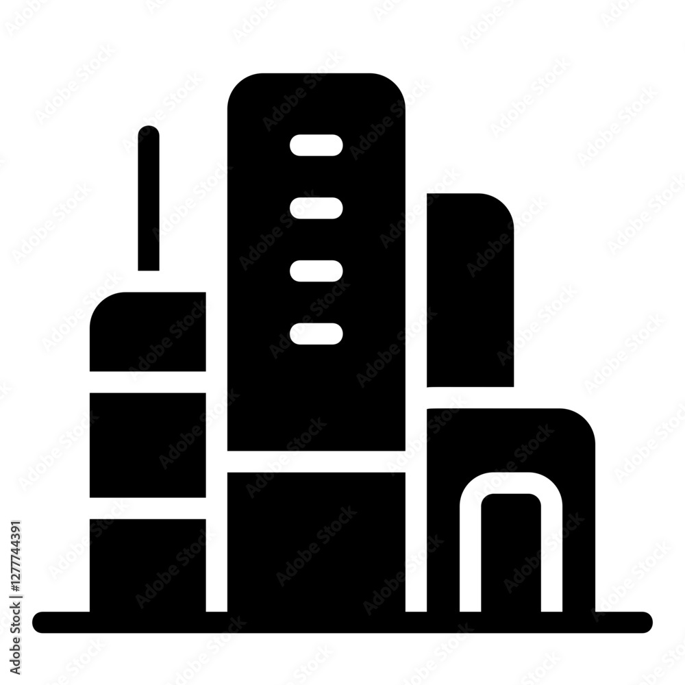 City Solid Icon City Solid Icon